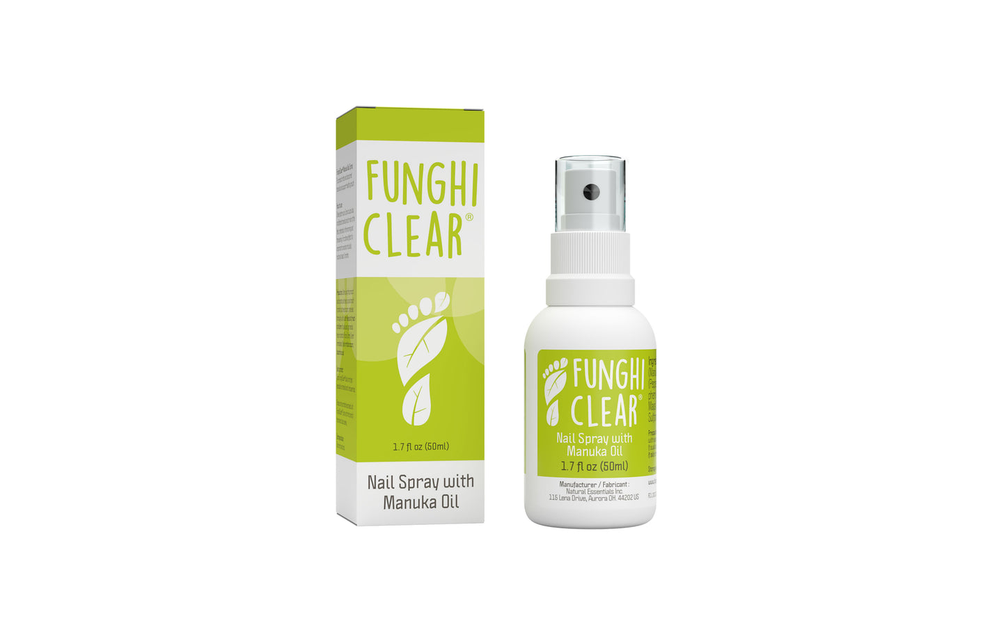 FunghiClear⢠Nail Spray with Manuka Oil